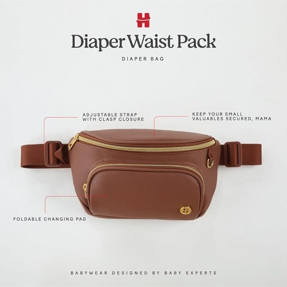 HUGGIES Diaper Bag Waistpack Crossbody Organizer Baby Travel Bag On the Go - Picture 4 of 5
